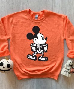 Mickey Skeleton Halloween Sweatshirt