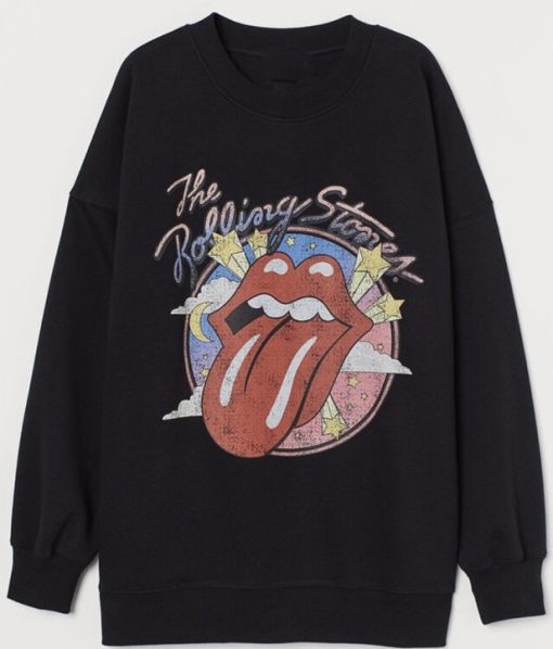 The Rolling Stones Crewneck Graphic Sweatshirt