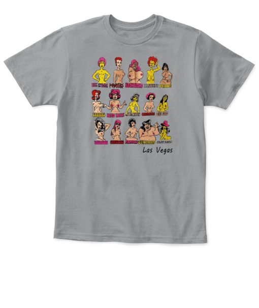 Funny Las Vegas Pop Art Boobs T Shirt