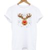 Christmas Reindeer Head T-Shirt