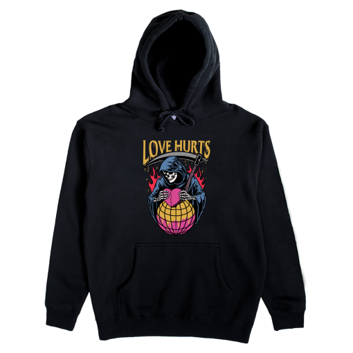 Love Hurts Hoodie Front