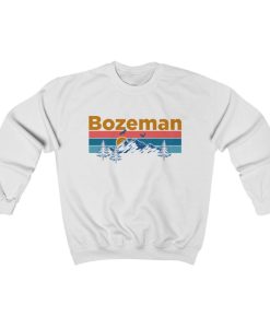 Bozeman Montana Mountain Sunset Sweatshirt