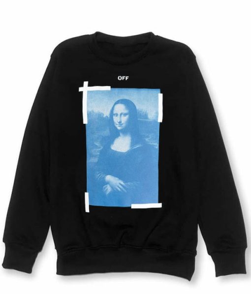 Mona Lisa Graphic Print Sweatshirt