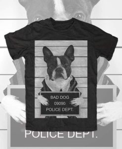 Mug Shot French Bulldog T-shirt