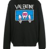 Valentine Graphic Print Sweatshirt