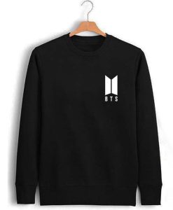 BTS Pocket Print Logo Sweatshirt