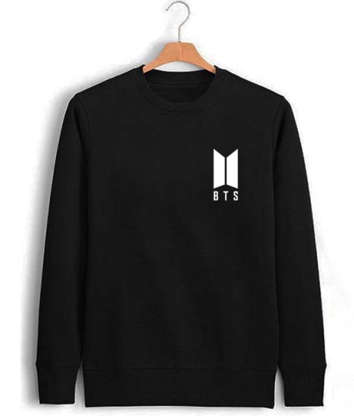 BTS Pocket Print Logo Sweatshirt