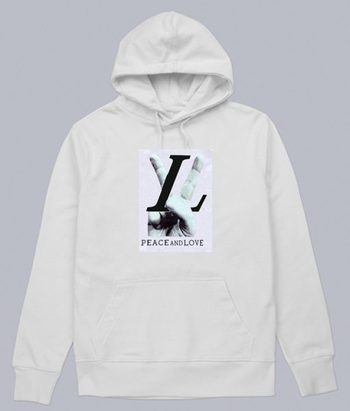 Peace And Love Graphic Hoodie