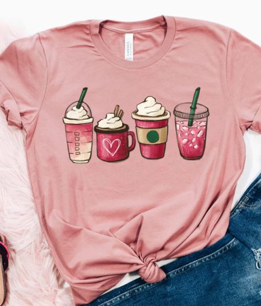 Valentine Coffee Heart T-Shirt