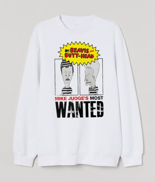 Beavis And Butt-Head Mike Judge's Most Wanted Sweatshirt