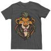 Lion King Scar Pattern T-Shirt