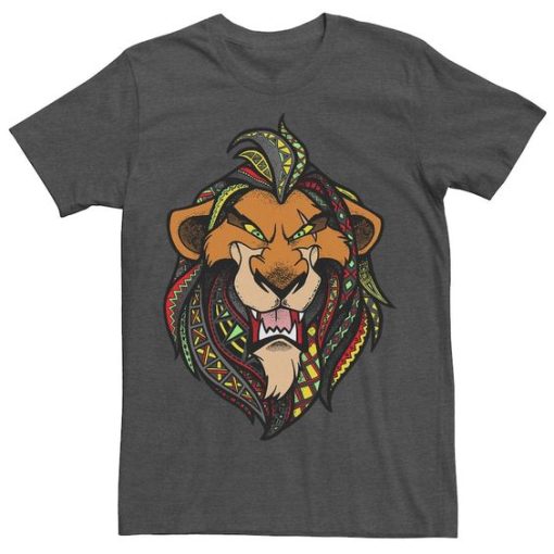 Lion King Scar Pattern T-Shirt