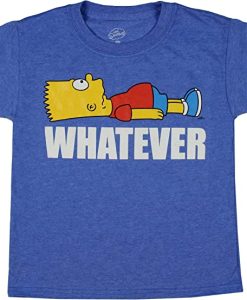 The Simpsons Bart Whatever Graphic T-Shirt