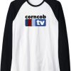 Corncob TV Raglan Baseball Tee