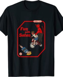 Fun With Satan Vintage Childgame Horror Goth Punk T-Shirt