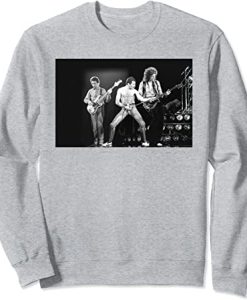 Queen Freddie Mercury Live B&W Photo Sweatshirt