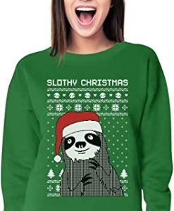 Slothy Christmas Ugly Christmas Sweater