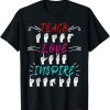 American Sign Language ASL Teacher Hearing Impaired Inspire T-Shirt