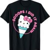 Hello Kitty Ice Cream Cone Scoops I Did It Again T-Shirt