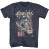 Jimi Hendrix Flag Vintage T-Shirt