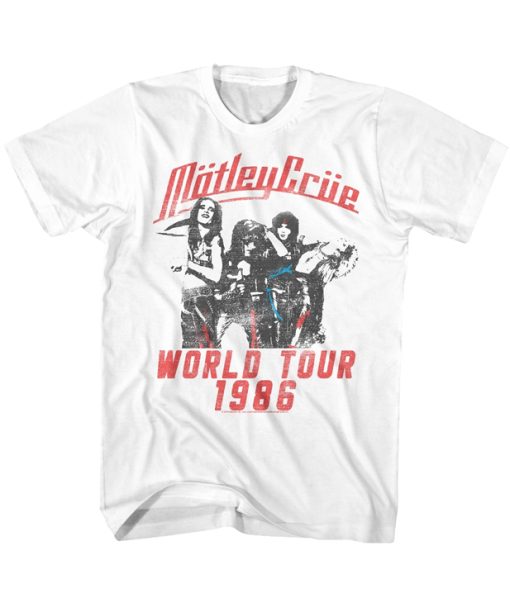 Motley Crue World Tour Classic T Shirt