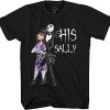 Nightmare Before Christmas His Sally Couples Adult T-Shirt