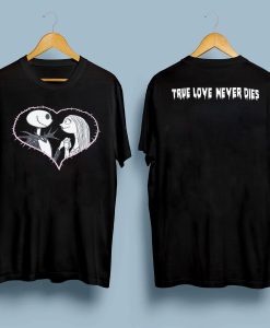 Jack And Sally True Love Never Dies T-Shirt