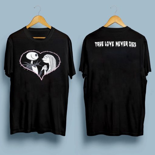 Jack And Sally True Love Never Dies T-Shirt