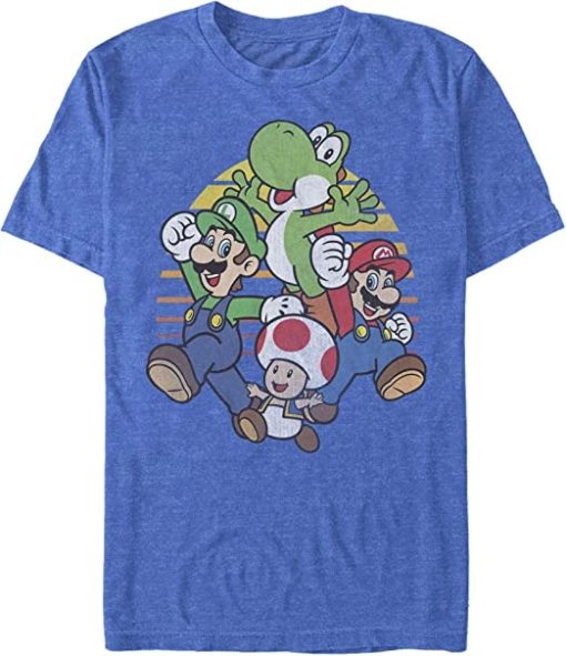 Mario and Friends Circle Retro T-shirt