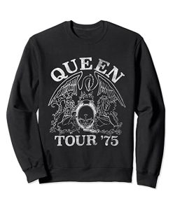 Queen Tour 75 Crest Logo Sweatshirt
