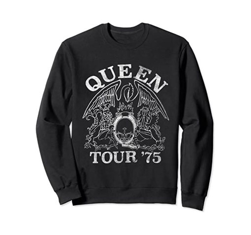 Queen Tour 75 Crest Logo Sweatshirt