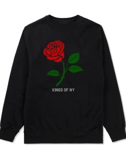 Single Red Rose Sweatshirt