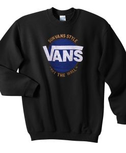 Sun Van Sytle Vans Off The Wall Sweatshirt